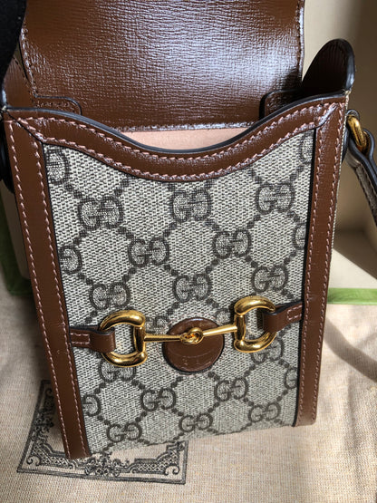 Preloved Gucci Horsebit 1955 mini bag