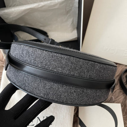 Preloved Authentic Polène Numéro Dix Grained Black Edition Calfskin
