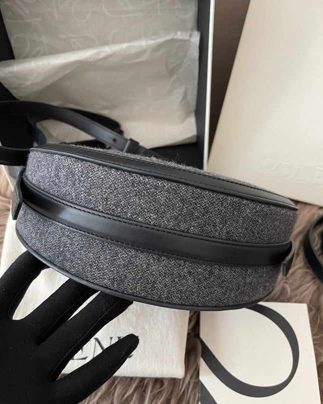 Preloved Authentic Polène Numéro Dix Grained Black Edition Calfskin