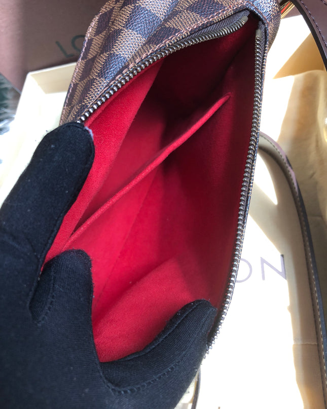 Preloved Louis Vuitton Brown Damier Ebene  Ravello GM