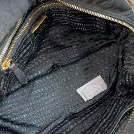 Preloved Authentic Prada Quilted Nylon Tessuto Bomber Bag – Black