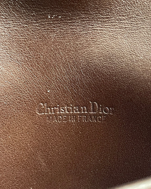 Preloved Authentic Christian Dior Trotter long wallet in brown logo monogram canvas