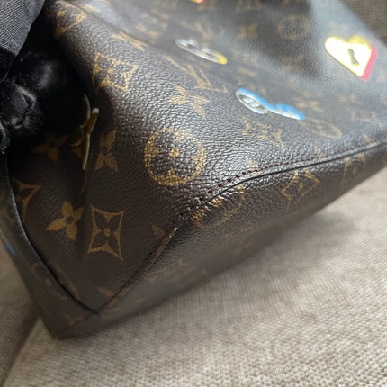 Preloved Authentic Louis Vuitton NéoNoé BB — Monogram Love Lock (Limited Edition)