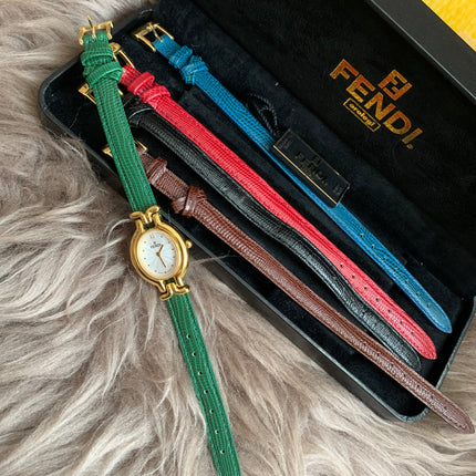 FENDI Chameleon Changeable Belt Watch 5Colors