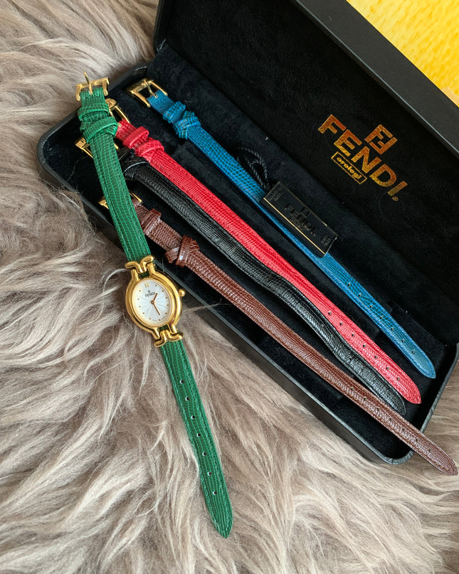 FENDI Chameleon Changeable Belt Watch 5Colors