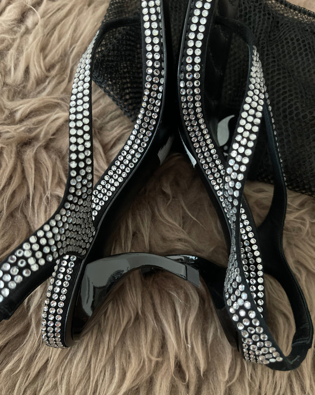 Preloved Authentic GIABORGHINI Rosie 13 70mm thong sandals SZ 35
