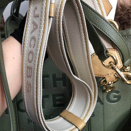 Preloved Marc Jacobs the medium leather tote bag in Green