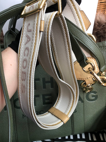 Preloved Marc Jacobs the medium leather tote bag in Green