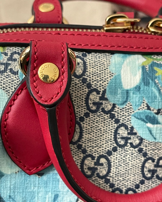 Preloved Authentic Gucci GG Blooms Mini Boston Bag