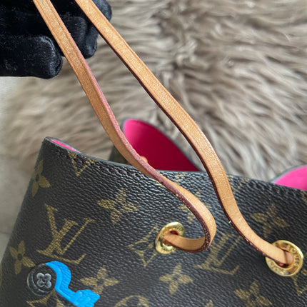 Preloved Authentic Louis Vuitton NéoNoé BB — Monogram Love Lock (Limited Edition)