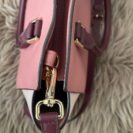 Preloved Authentic Michael Kors Selma Saffiano Leather Medium Satchel
