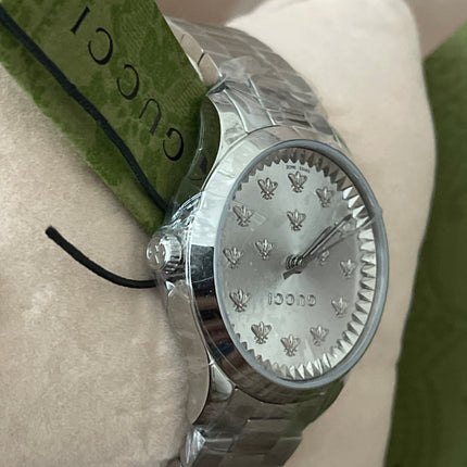 Preloved Authentic unused Gucci G-Timeless bee 32mm stainless steel watch