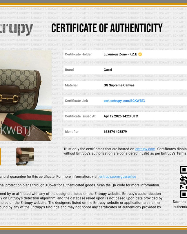 Preloved Authentic Gucci Horsebit 1955 Mini Bag – GG Supreme Canvas