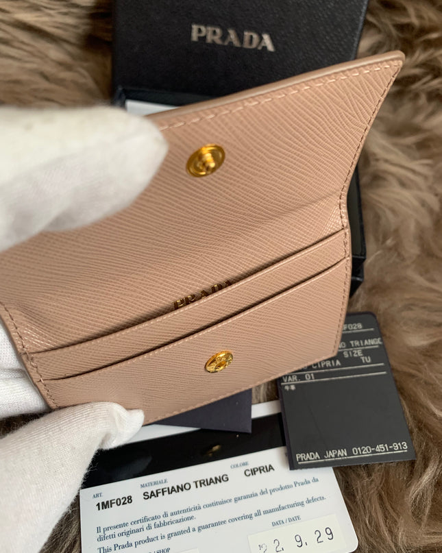 Prada Saffiano leather card holder