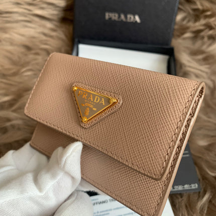 Prada Saffiano leather card holder