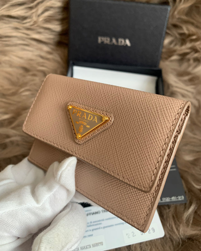 Prada Saffiano leather card holder