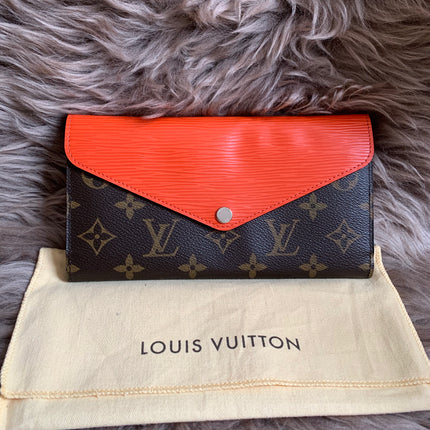 Louis Vuitton Monogram Orange Marie-Lou Wallet