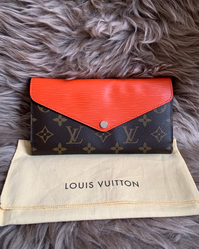 Louis Vuitton Monogram Orange Marie-Lou Wallet