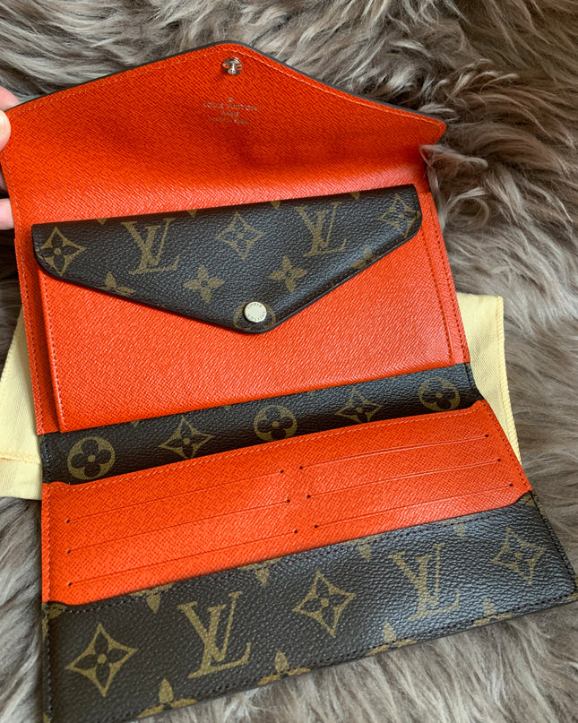 Louis Vuitton Monogram Orange Marie-Lou Wallet
