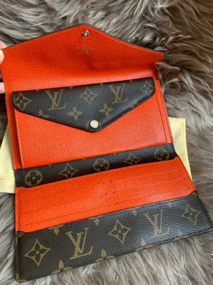 Louis Vuitton Monogram Orange Marie-Lou Wallet