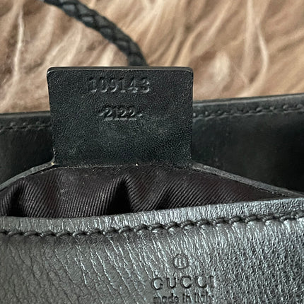 Preloved Authentic Gucci Black GG Canvas Gifford Tote Bag