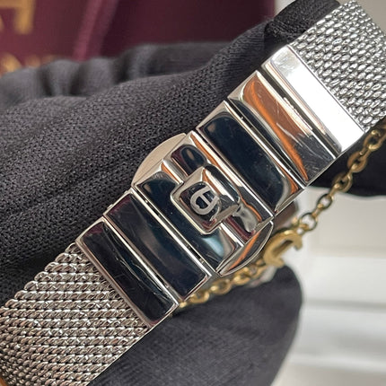 Preloved Authentic Aigner Pavia Ladies Watch - Two-Tone Stainless Steel, Mesh Bracelet