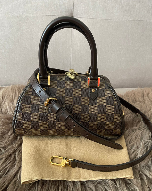 Preloved Authentic Slightly UsedLouis Vuitton Ribera Mini with strap
