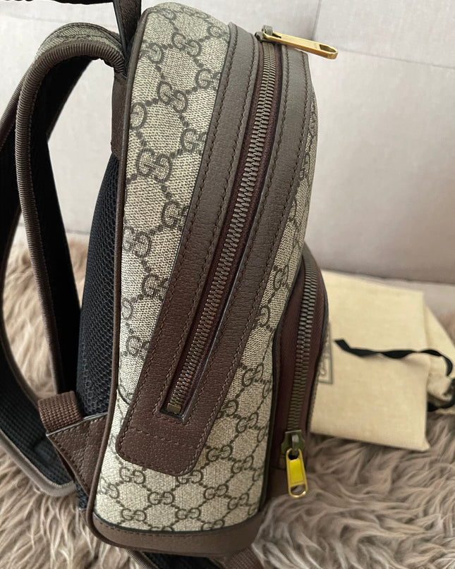 Preloved Authentic Gucci GG Ophidia Small Backpack — Supreme Canvas