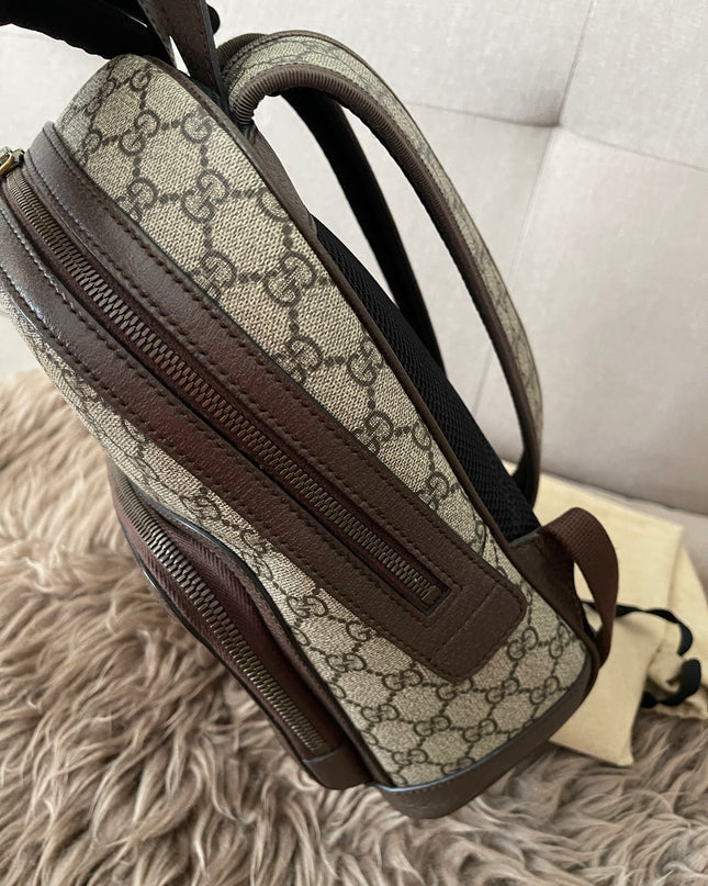 Preloved Authentic Gucci GG Ophidia Small Backpack — Supreme Canvas