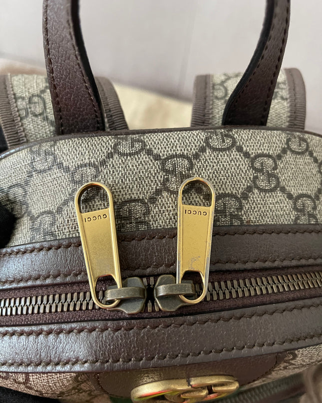 Preloved Authentic Gucci GG Ophidia Small Backpack — Supreme Canvas