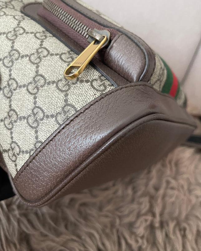 Preloved Authentic Gucci GG Ophidia Small Backpack — Supreme Canvas