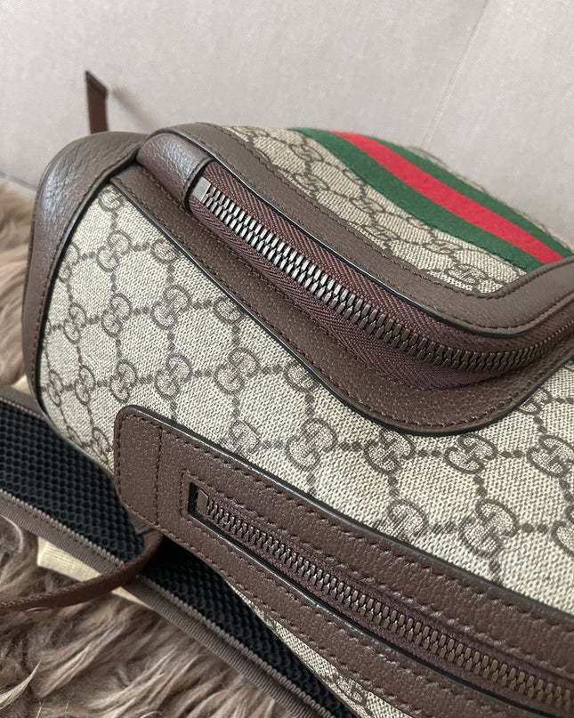 Preloved Authentic Gucci GG Ophidia Small Backpack — Supreme Canvas
