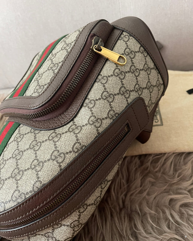 Preloved Authentic Gucci GG Ophidia Small Backpack — Supreme Canvas