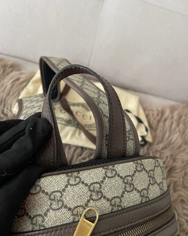 Preloved Authentic Gucci GG Ophidia Small Backpack — Supreme Canvas