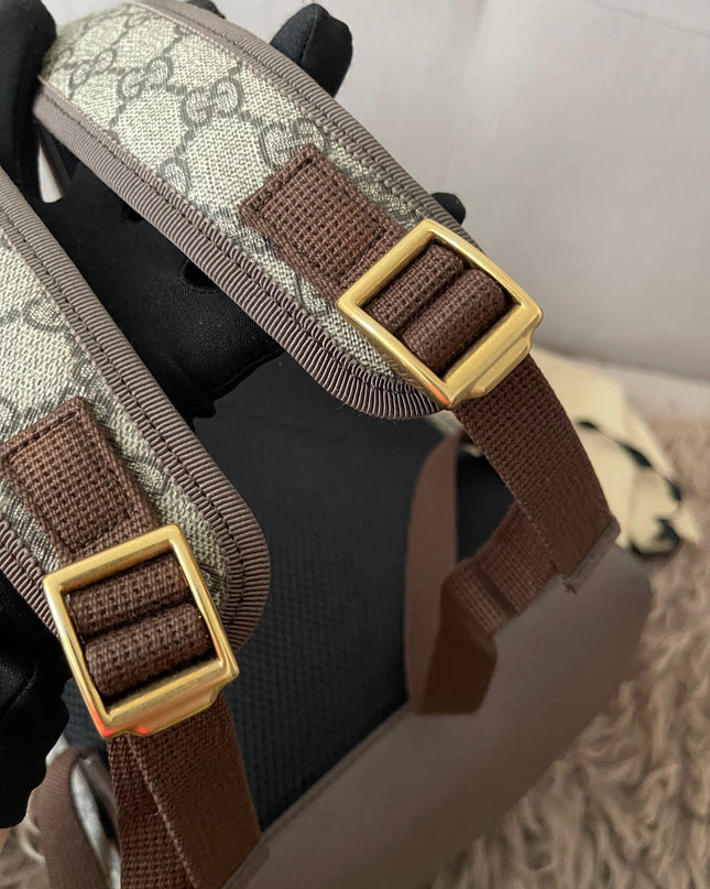 Preloved Authentic Gucci GG Ophidia Small Backpack — Supreme Canvas