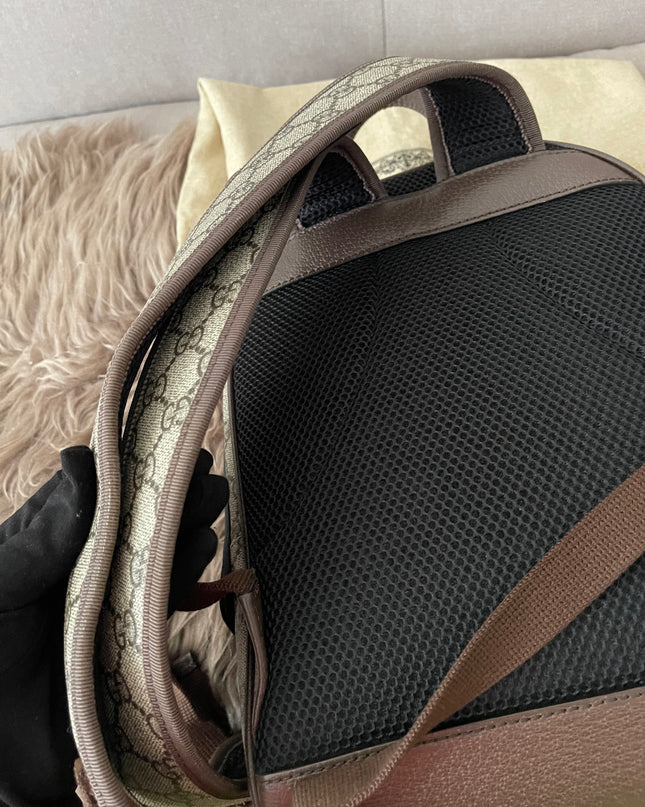 Preloved Authentic Gucci GG Ophidia Small Backpack — Supreme Canvas