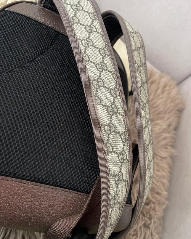 Preloved Authentic Gucci GG Ophidia Small Backpack — Supreme Canvas