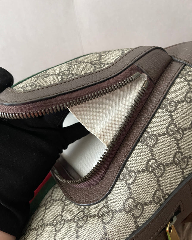 Preloved Authentic Gucci GG Ophidia Small Backpack — Supreme Canvas