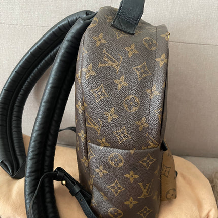 Preloved Authentic Louis Vuitton Palm Springs Backpack — Monogram Reverse Canvas