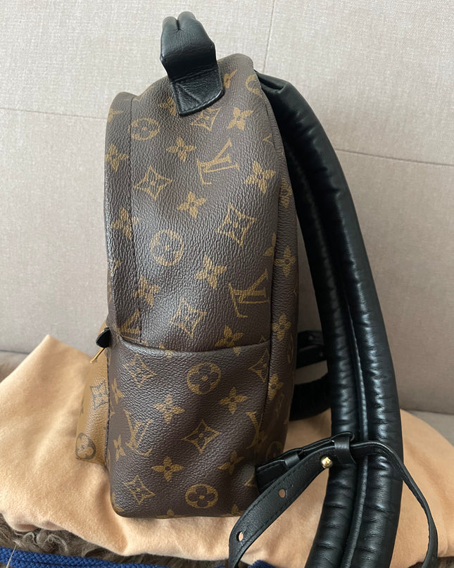 Preloved Authentic Louis Vuitton Palm Springs Backpack — Monogram Reverse Canvas