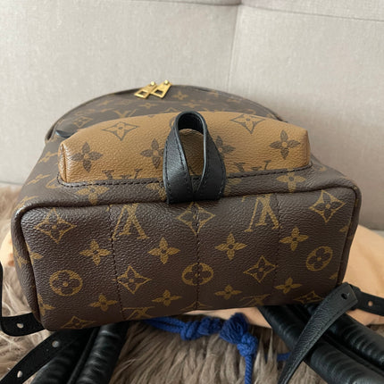 Preloved Authentic Louis Vuitton Palm Springs Backpack — Monogram Reverse Canvas