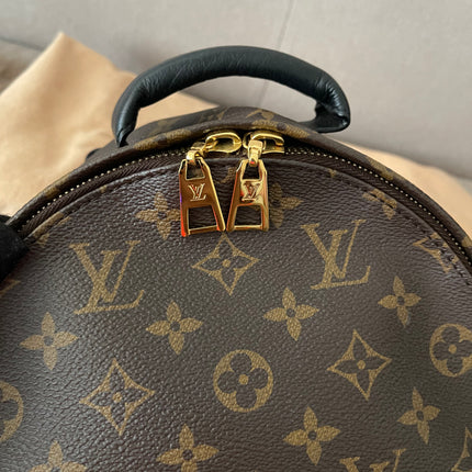 Preloved Authentic Louis Vuitton Palm Springs Backpack — Monogram Reverse Canvas