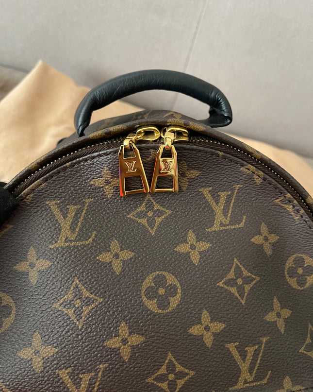 Preloved Authentic Louis Vuitton Palm Springs Backpack — Monogram Reverse Canvas