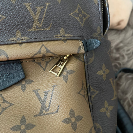 Preloved Authentic Louis Vuitton Palm Springs Backpack — Monogram Reverse Canvas