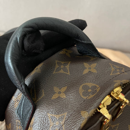 Preloved Authentic Louis Vuitton Palm Springs Backpack — Monogram Reverse Canvas