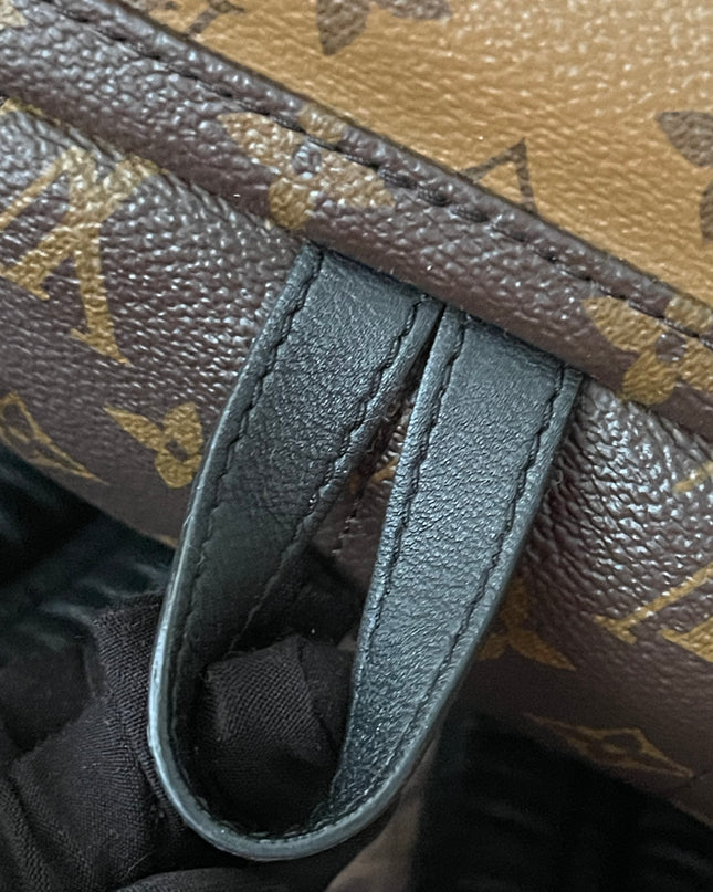 Preloved Authentic Louis Vuitton Palm Springs Backpack — Monogram Reverse Canvas