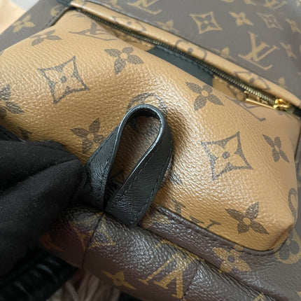 Preloved Authentic Louis Vuitton Palm Springs Backpack — Monogram Reverse Canvas