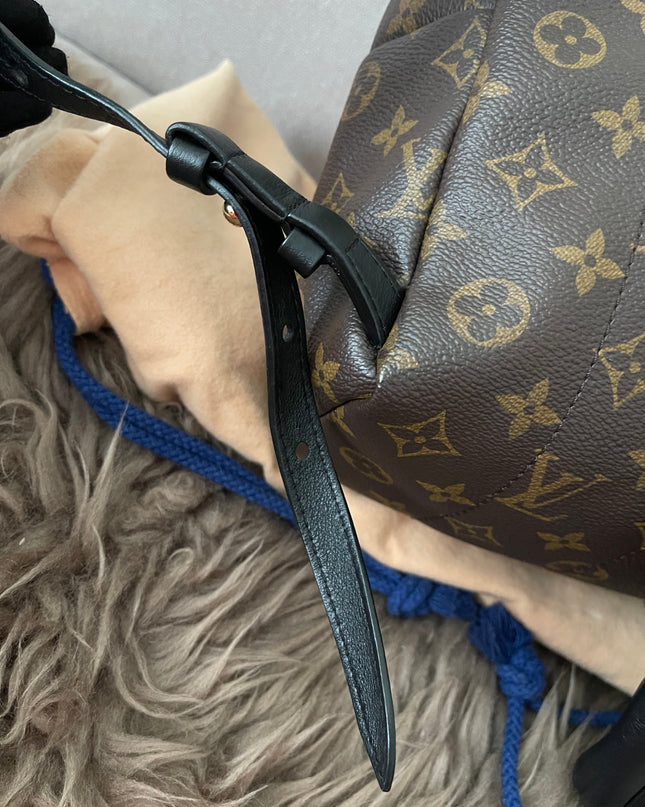 Preloved Authentic Louis Vuitton Palm Springs Backpack — Monogram Reverse Canvas