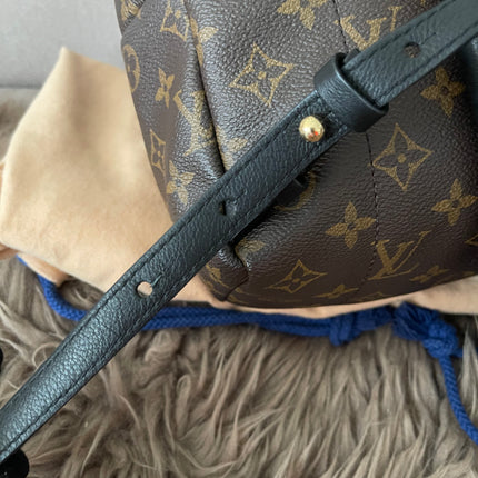 Preloved Authentic Louis Vuitton Palm Springs Backpack — Monogram Reverse Canvas