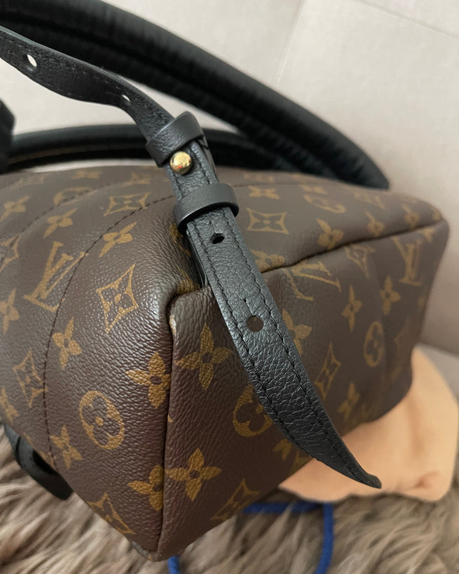 Preloved Authentic Louis Vuitton Palm Springs Backpack — Monogram Reverse Canvas